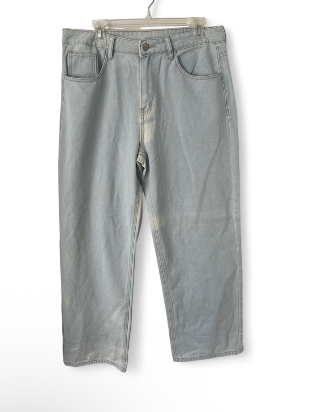 Light Wash Women’s Wide Leg Jeans - Light Blue